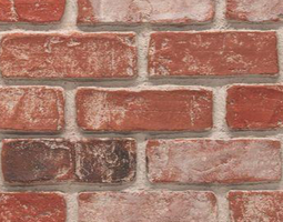Brick Panel Skirting Option for Manufactured (Mobile) Homes, faded brown