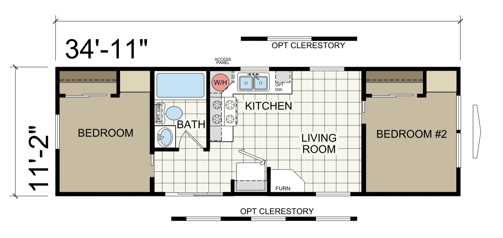 Homes Direct Modular Homes - Model APH511 - Floorplan