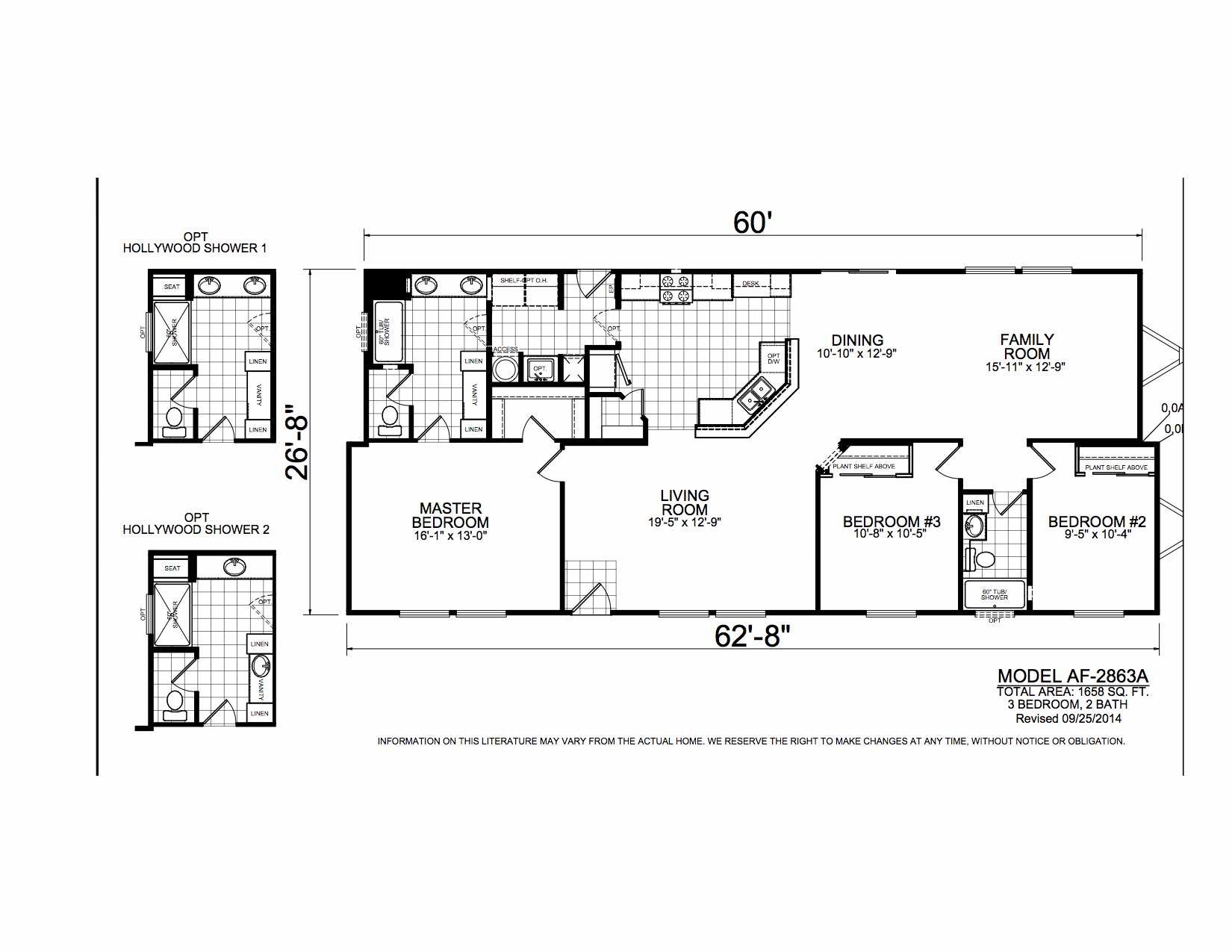 Homes Direct Modular Homes - Model AF2863A - Floorplan
