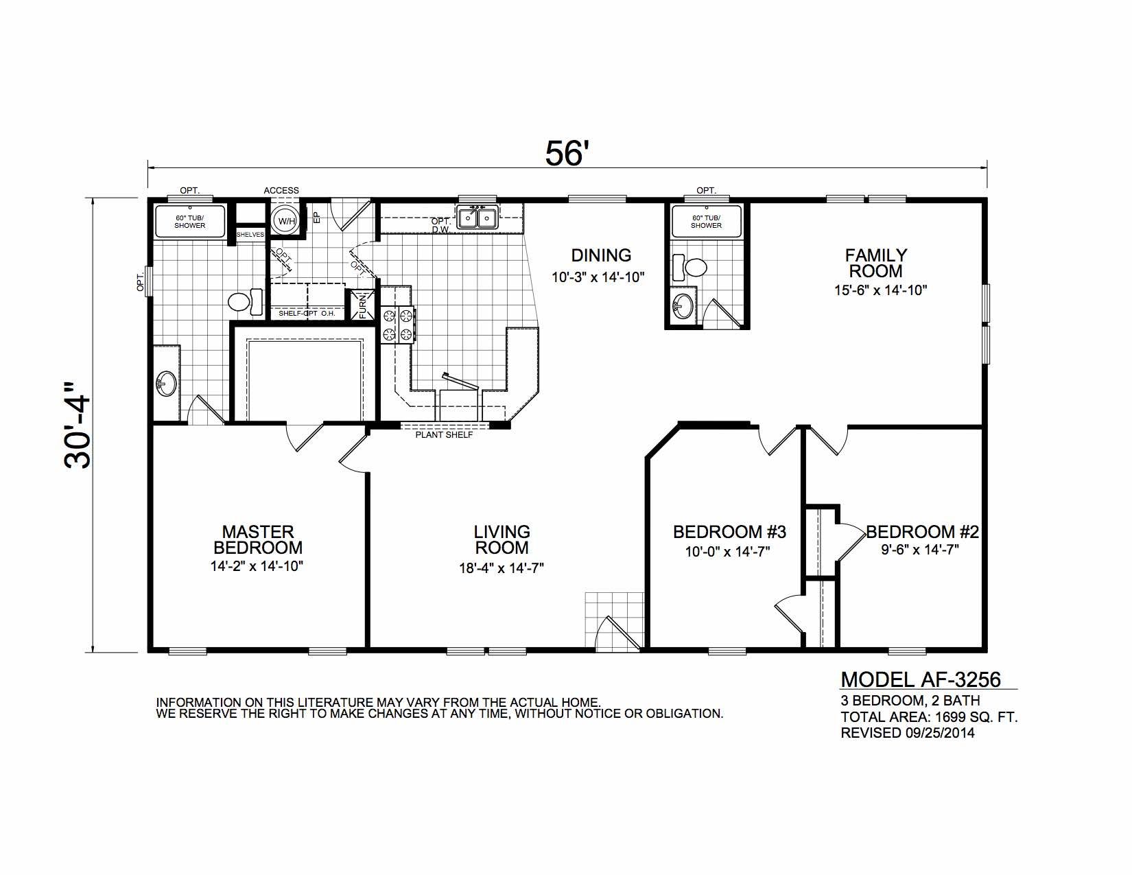 Homes Direct Modular Homes - Model AF3256 - Floorplan