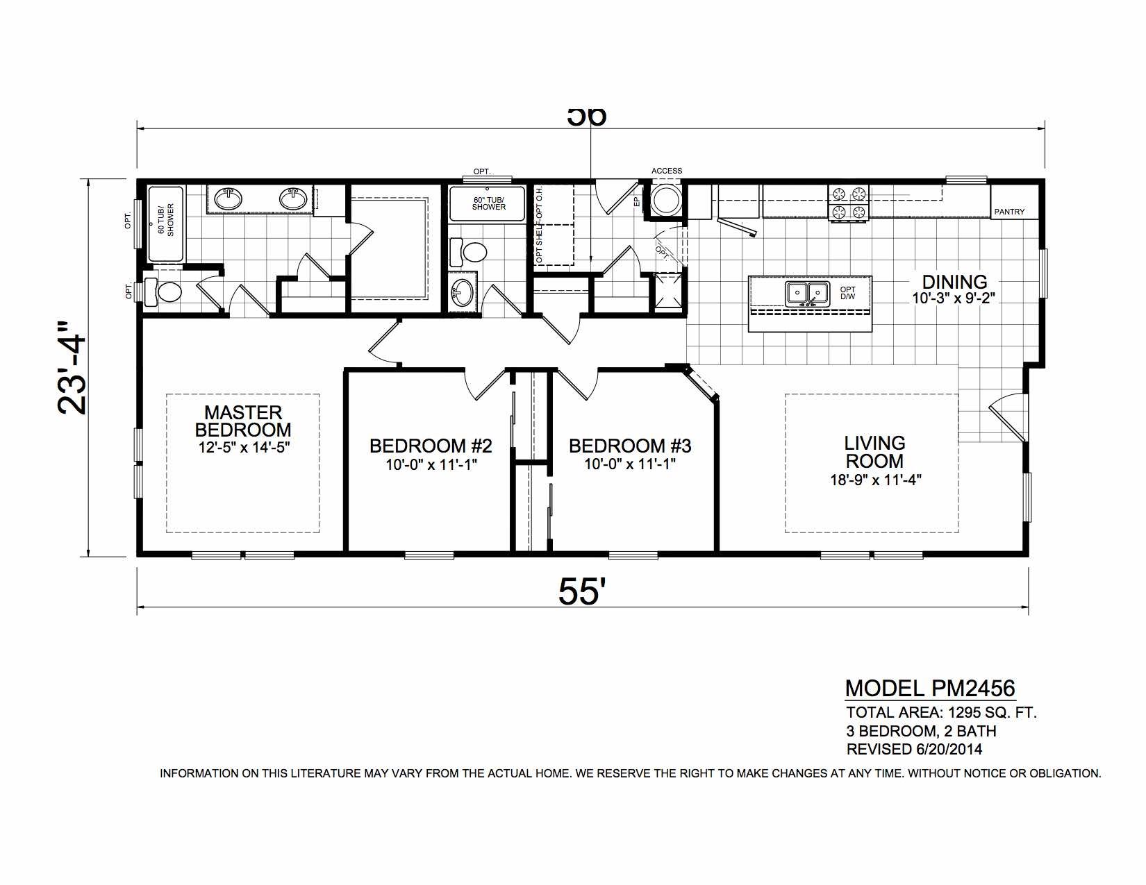 Homes Direct Modular Homes - Model PM2456 - Floorplan