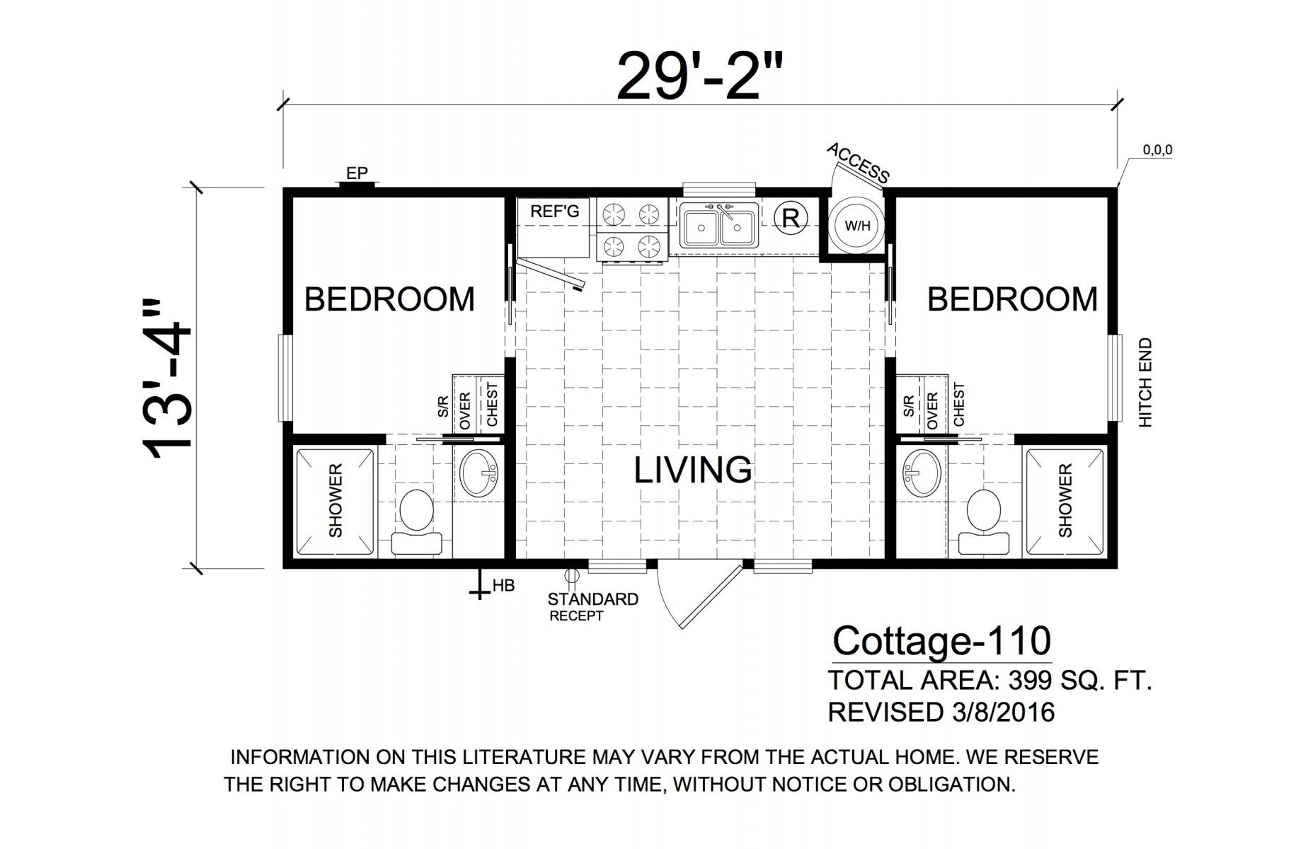 Champion Arizona 2 Bedroom Manufactured Home Vicksburg for