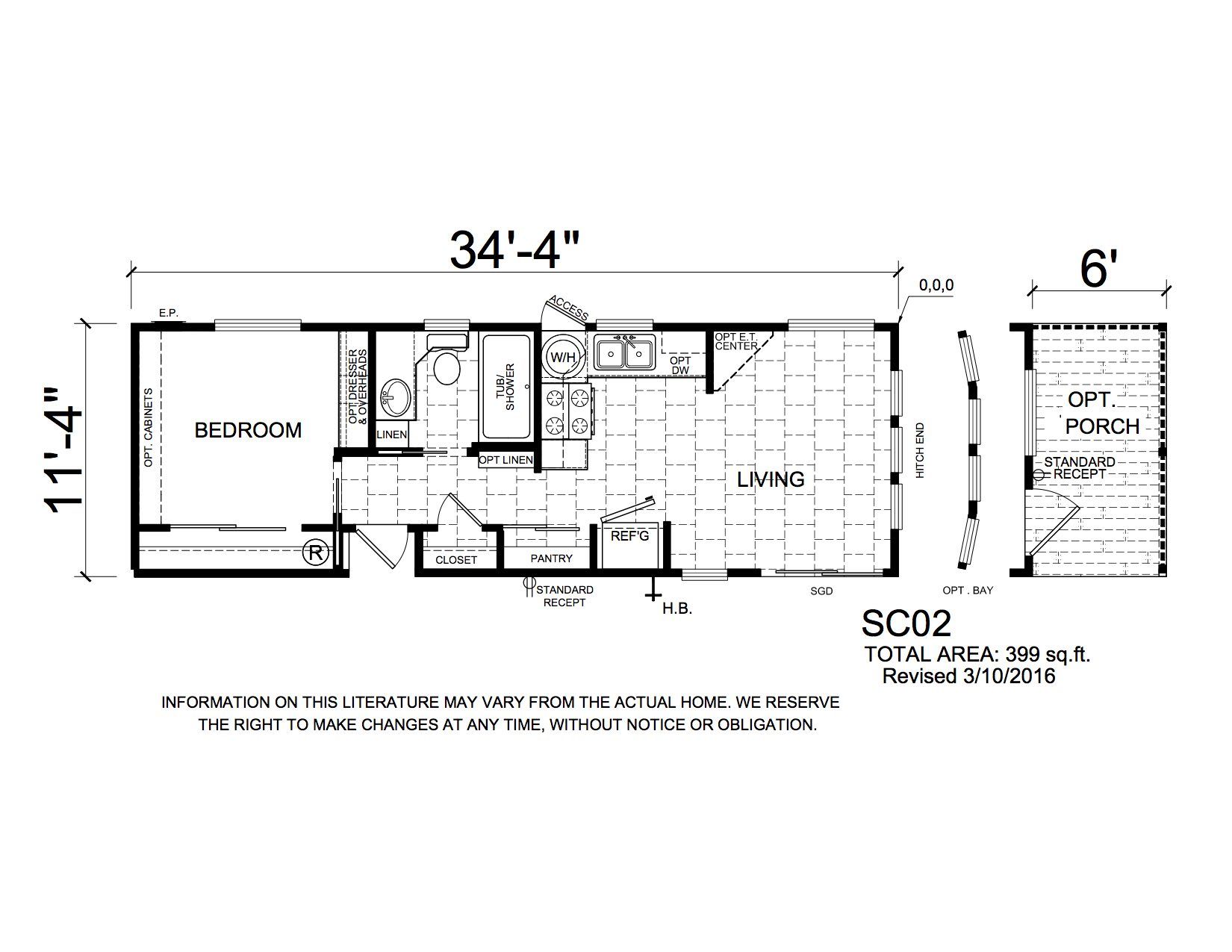 Homes Direct Modular Homes - Model SC2 - Floorplan