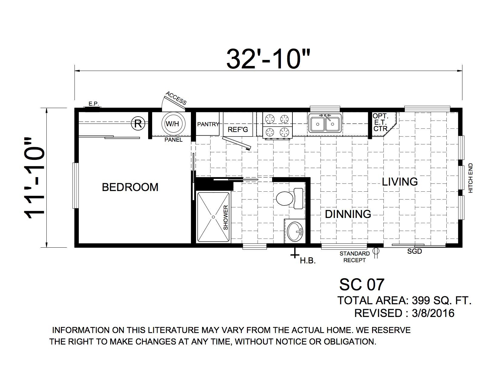 Homes Direct Modular Homes - Model SC7 - Floorplan