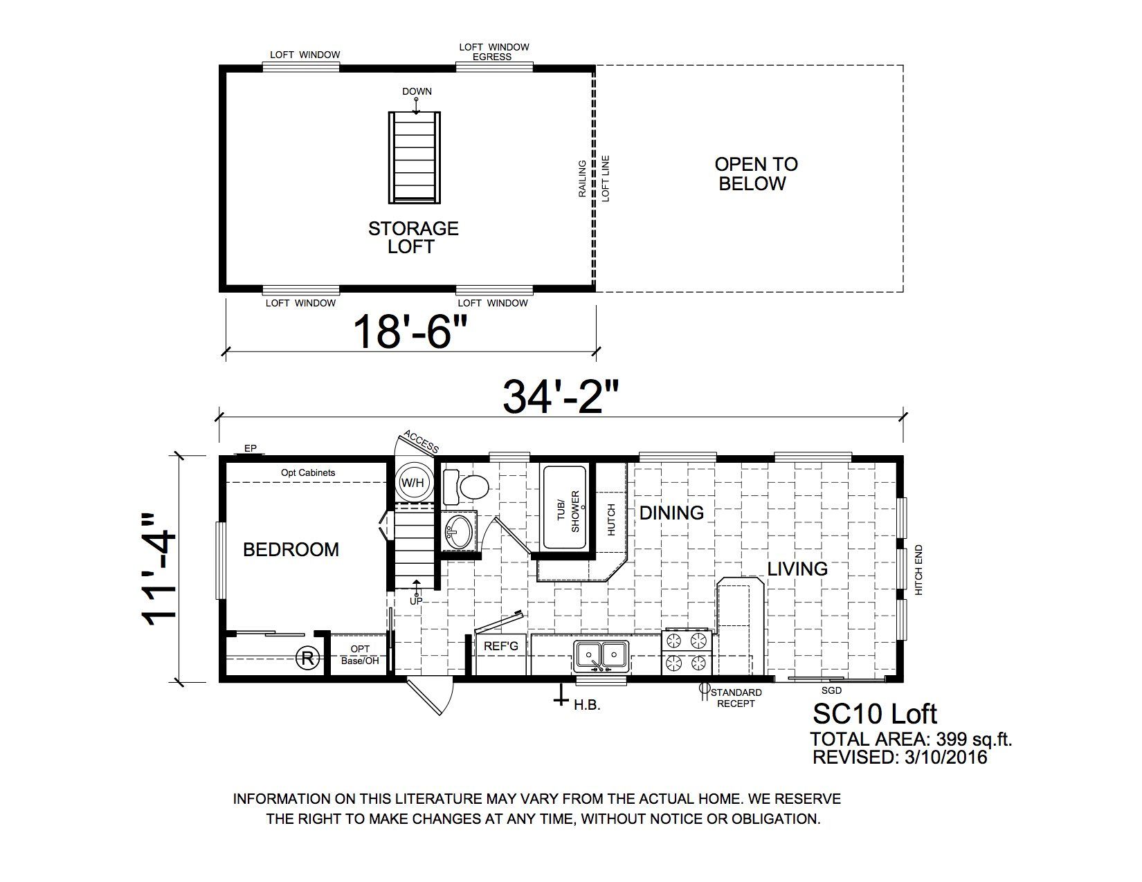 Homes Direct Modular Homes - Model SC10 - Floorplan
