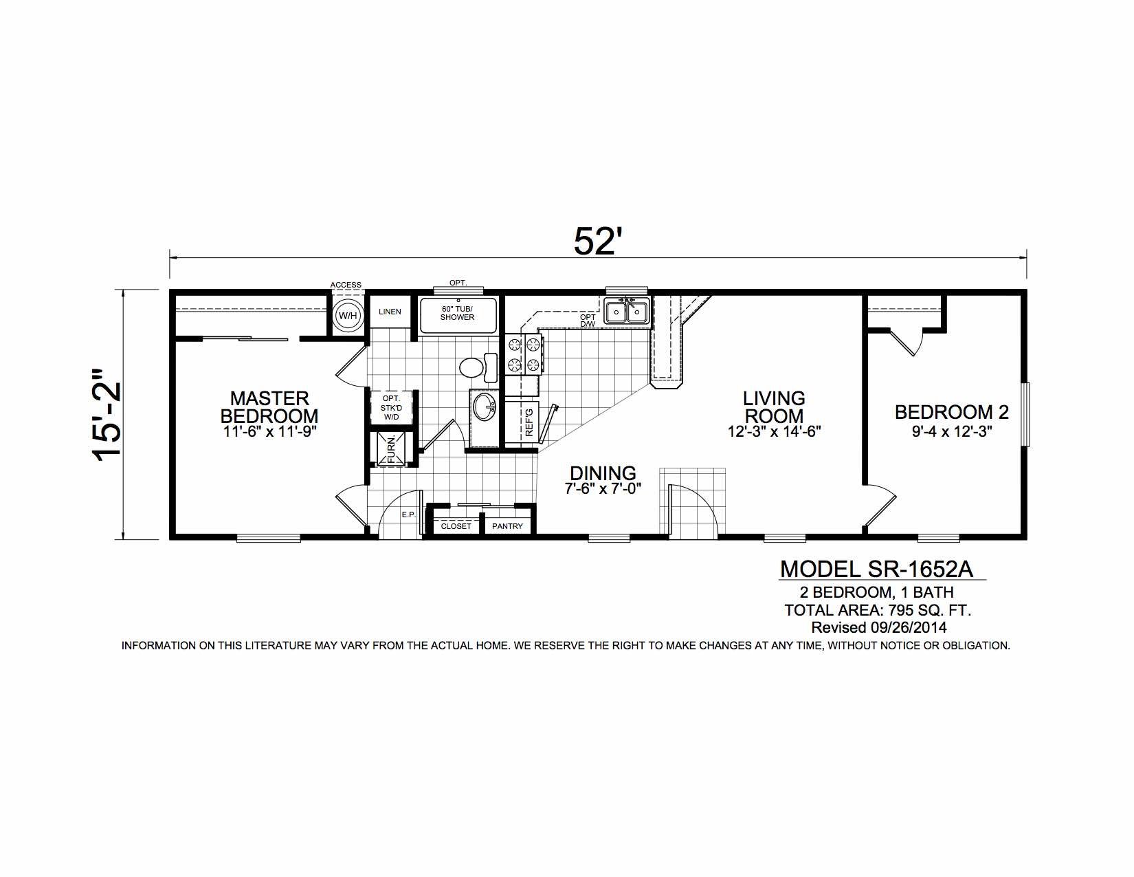 Champion Arizona 2 Bedroom Manufactured Home Strawberry