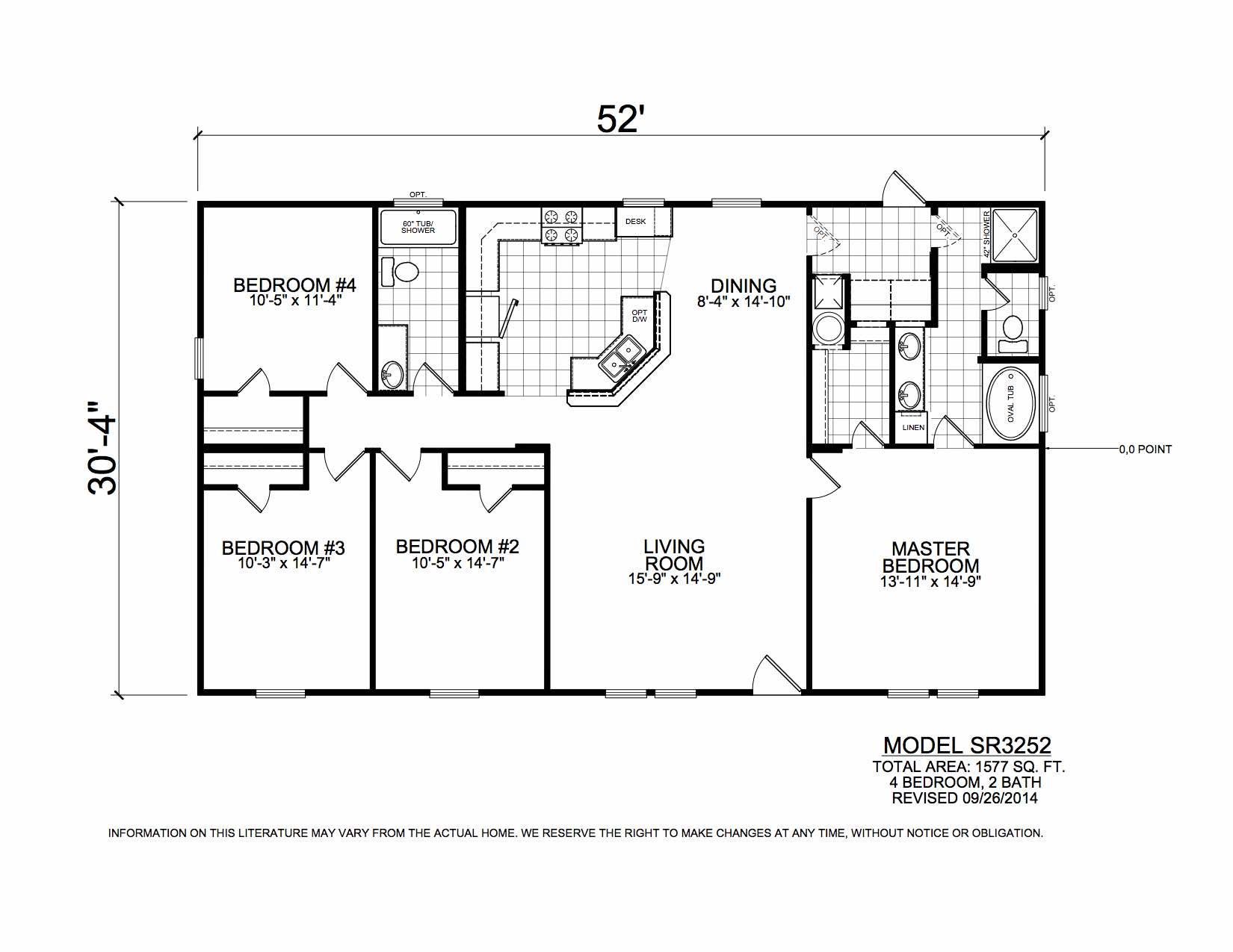 Homes Direct Modular Homes - Model SR3252 - Floorplan