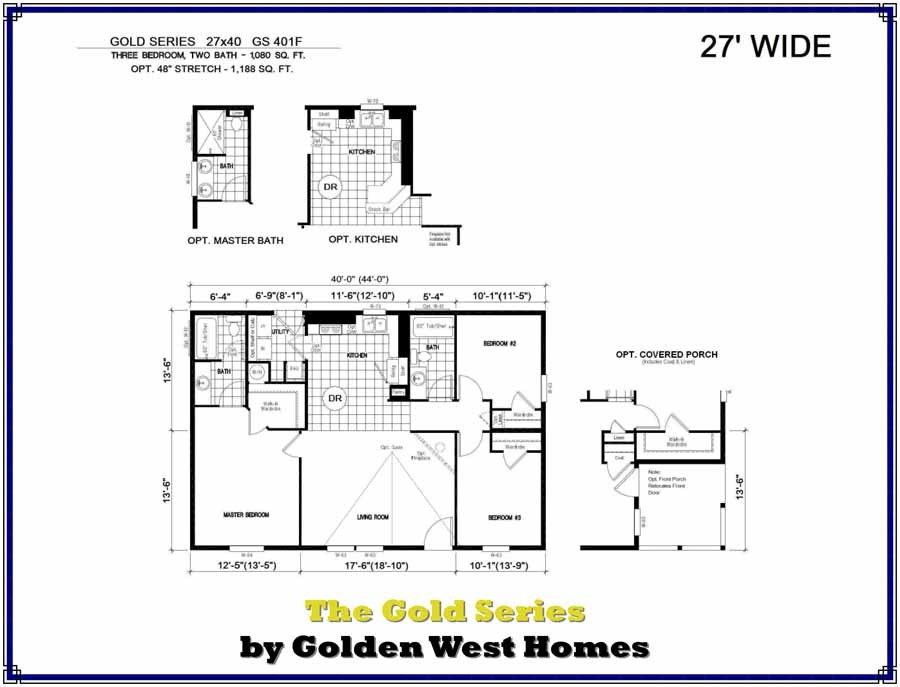 Homes Direct Modular Homes - Model GS401F - Floorplan