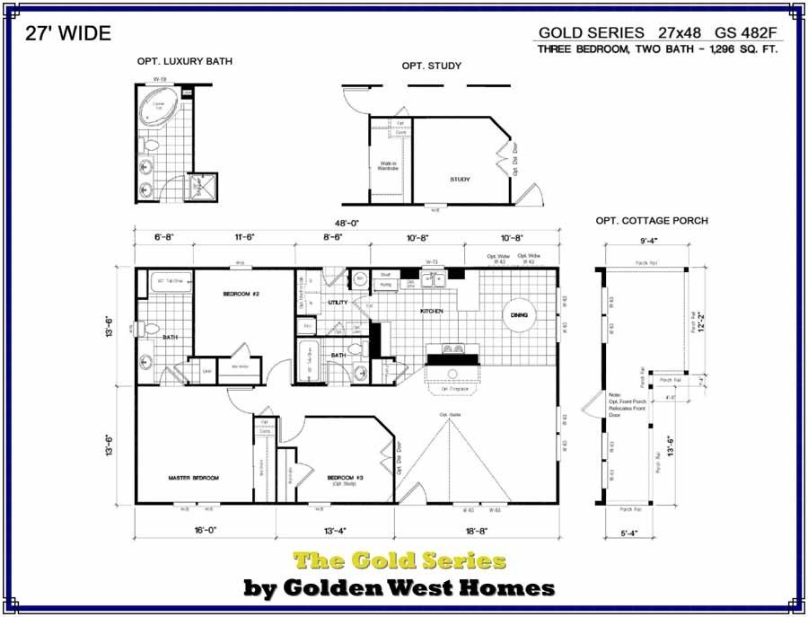Homes Direct Modular Homes - Model GS482F - Floorplan