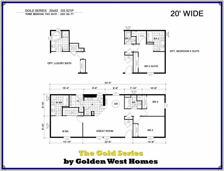 Homes Direct Modular Homes - Model GS521P - Floorplan