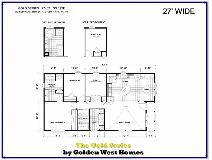 Homes Direct Modular Homes - Model GS522F - Floorplan