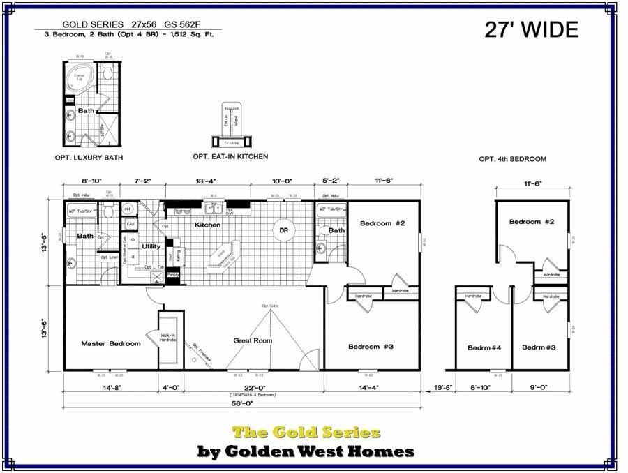 Homes Direct Modular Homes - Model GS562F - Floorplan