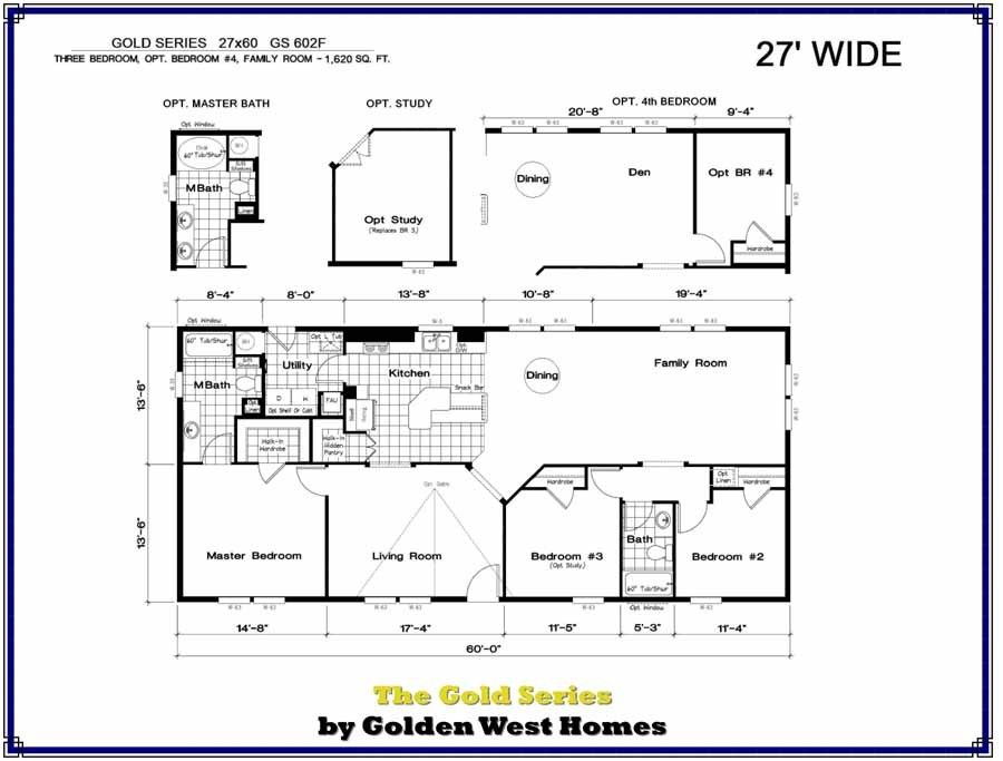 Homes Direct Modular Homes - Model GS602F - Floorplan