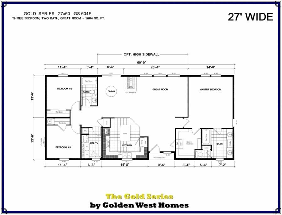Homes Direct Modular Homes - Model GS604F - Floorplan