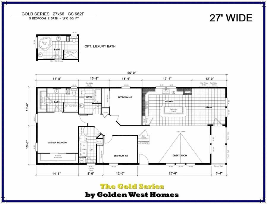 Homes Direct Modular Homes - Model GS662F - Floorplan