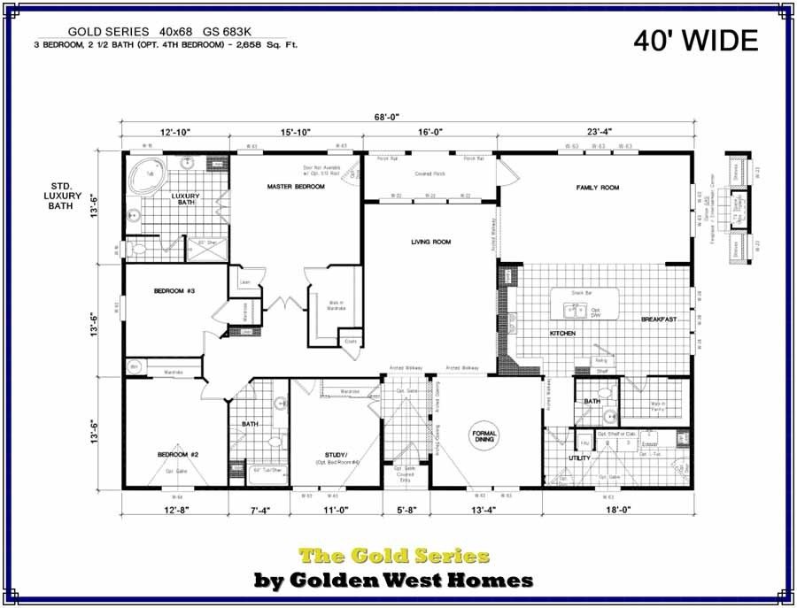 Homes Direct Modular Homes - Model GS683K - Floorplan