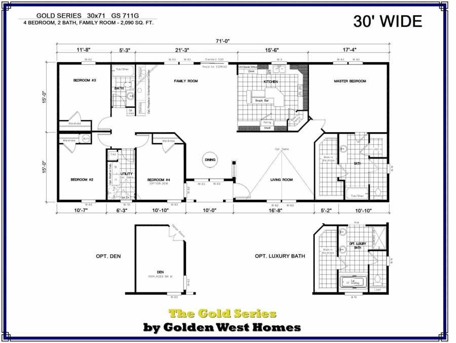 Homes Direct Modular Homes - Model GS711G - Floorplan