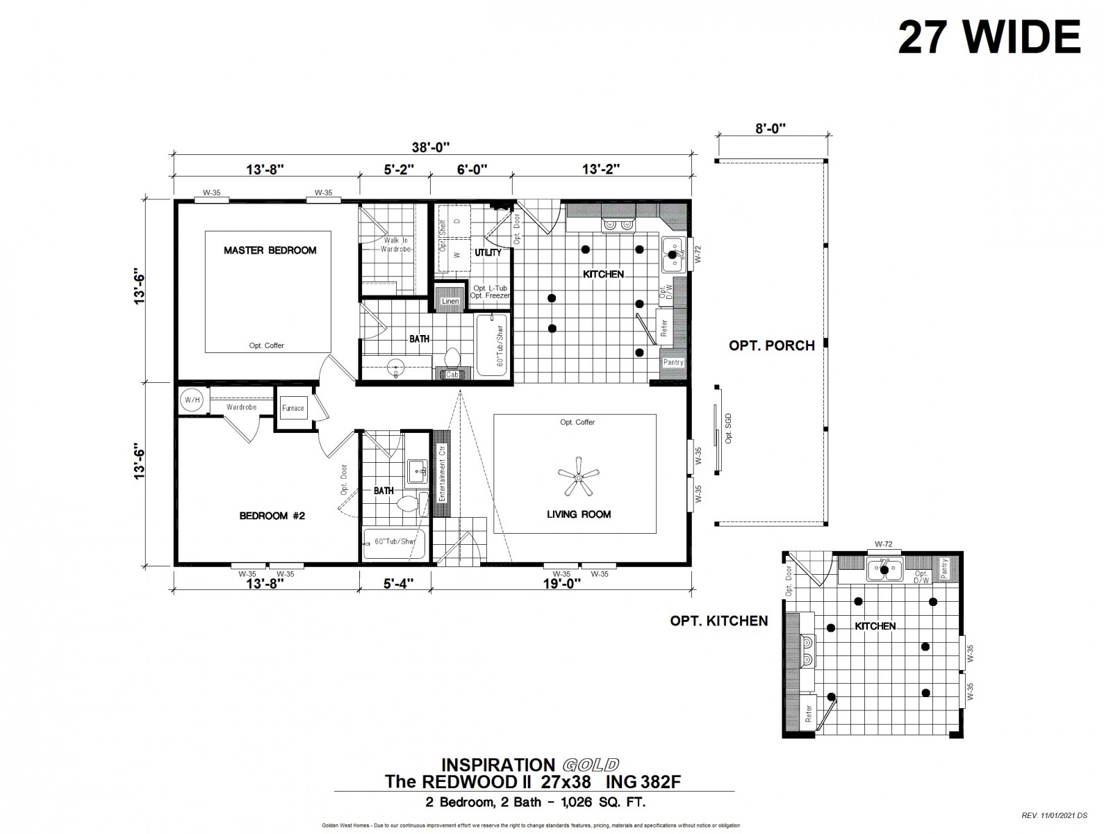 Homes Direct Modular Homes - Model ING382F - Floorplan