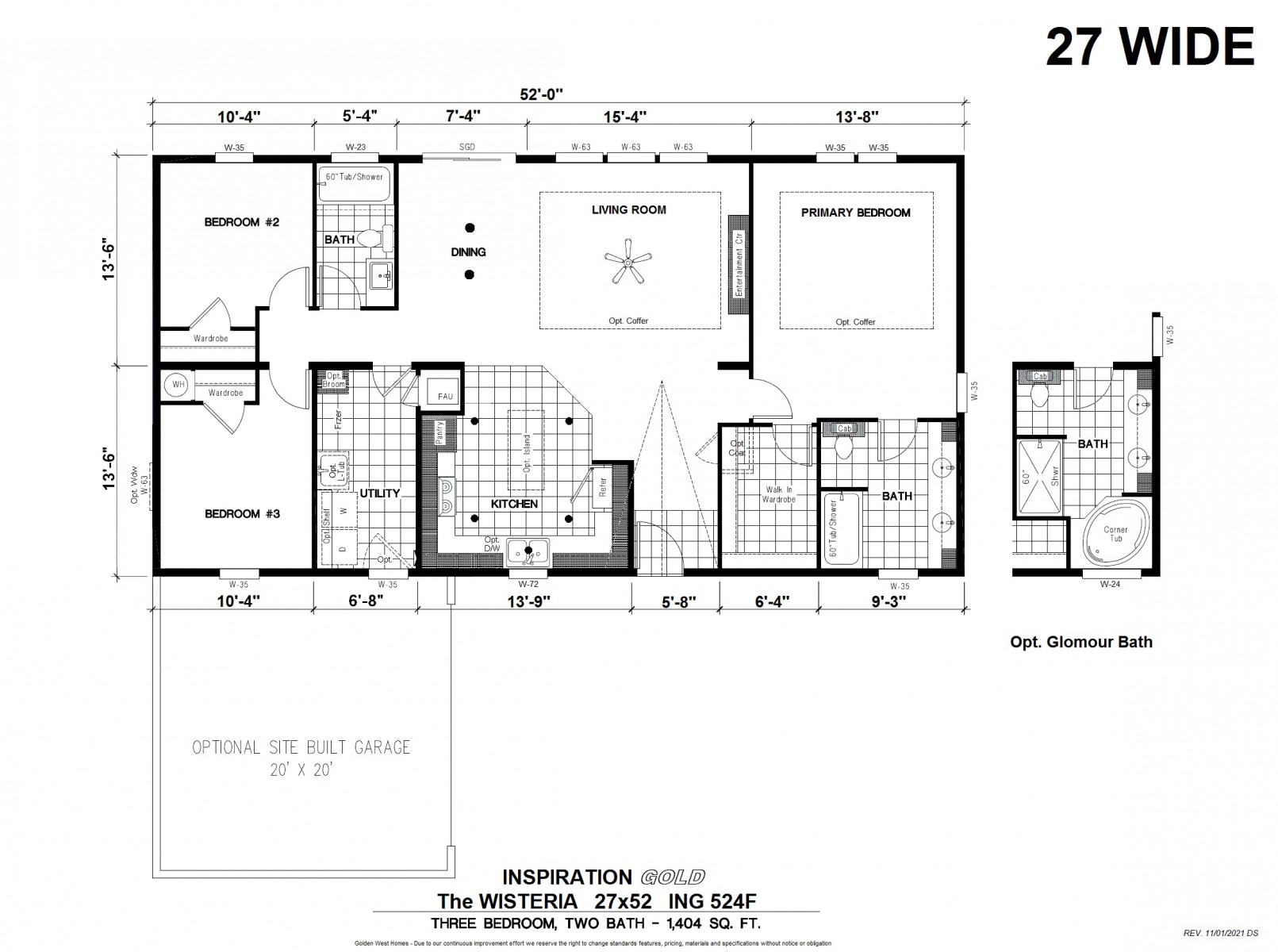 Homes Direct Modular Homes - Model ING524F - Floorplan