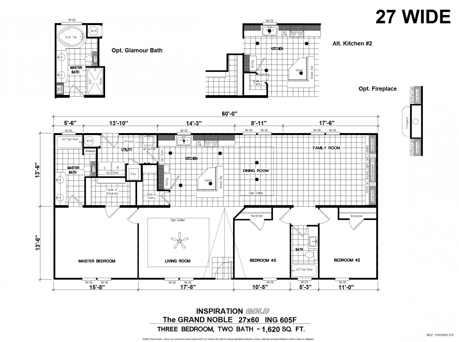 Homes Direct Modular Homes - Model ING605F - Floorplan