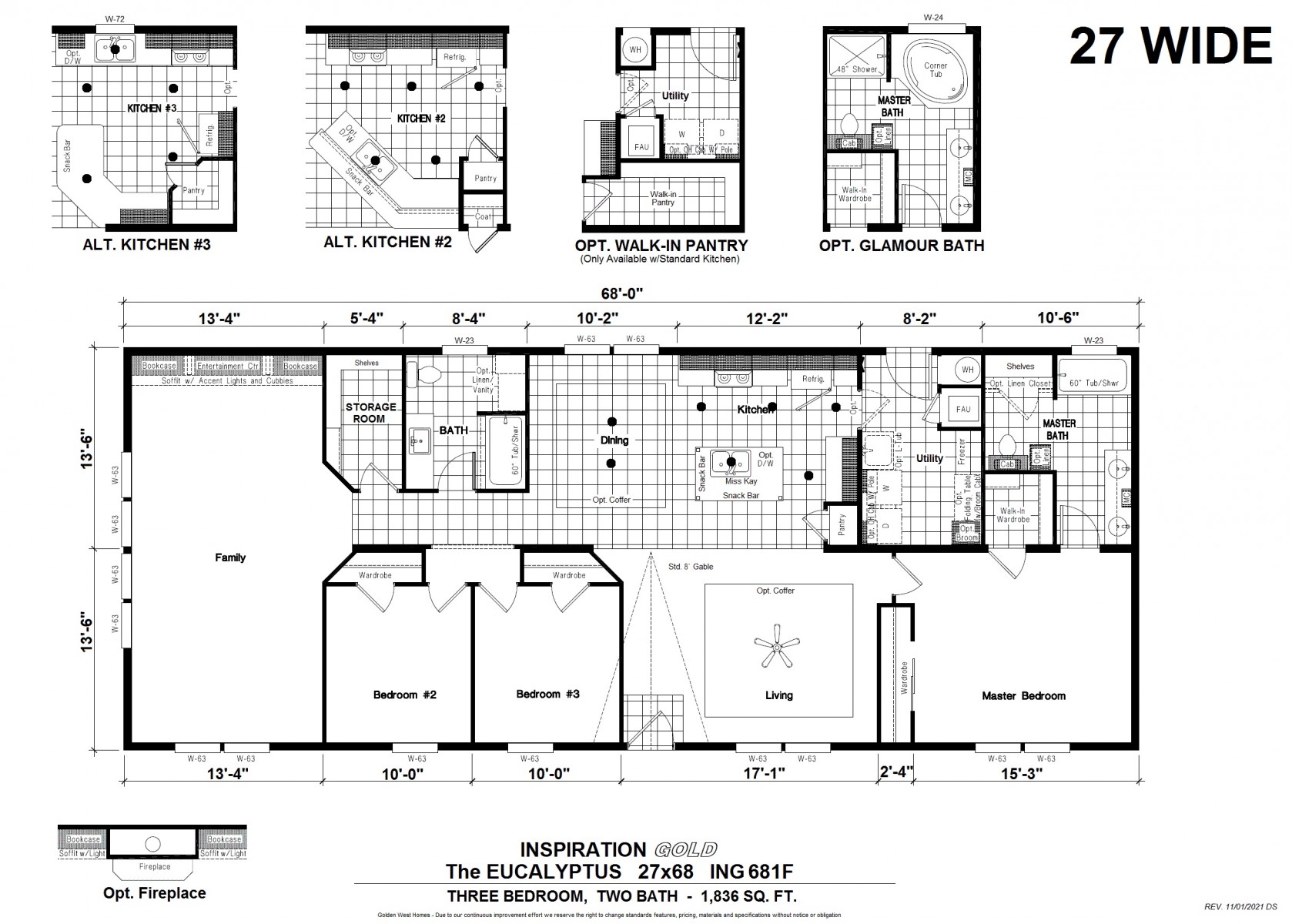 Homes Direct Modular Homes - Model ING681F - Floorplan