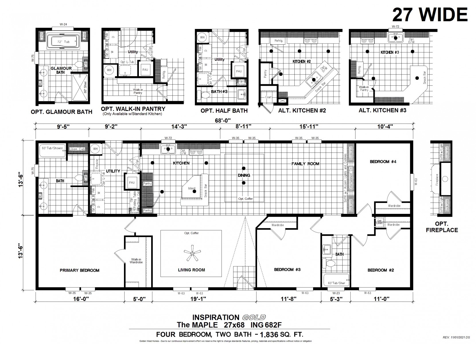 Homes Direct Modular Homes - Model ING682F - Floorplan
