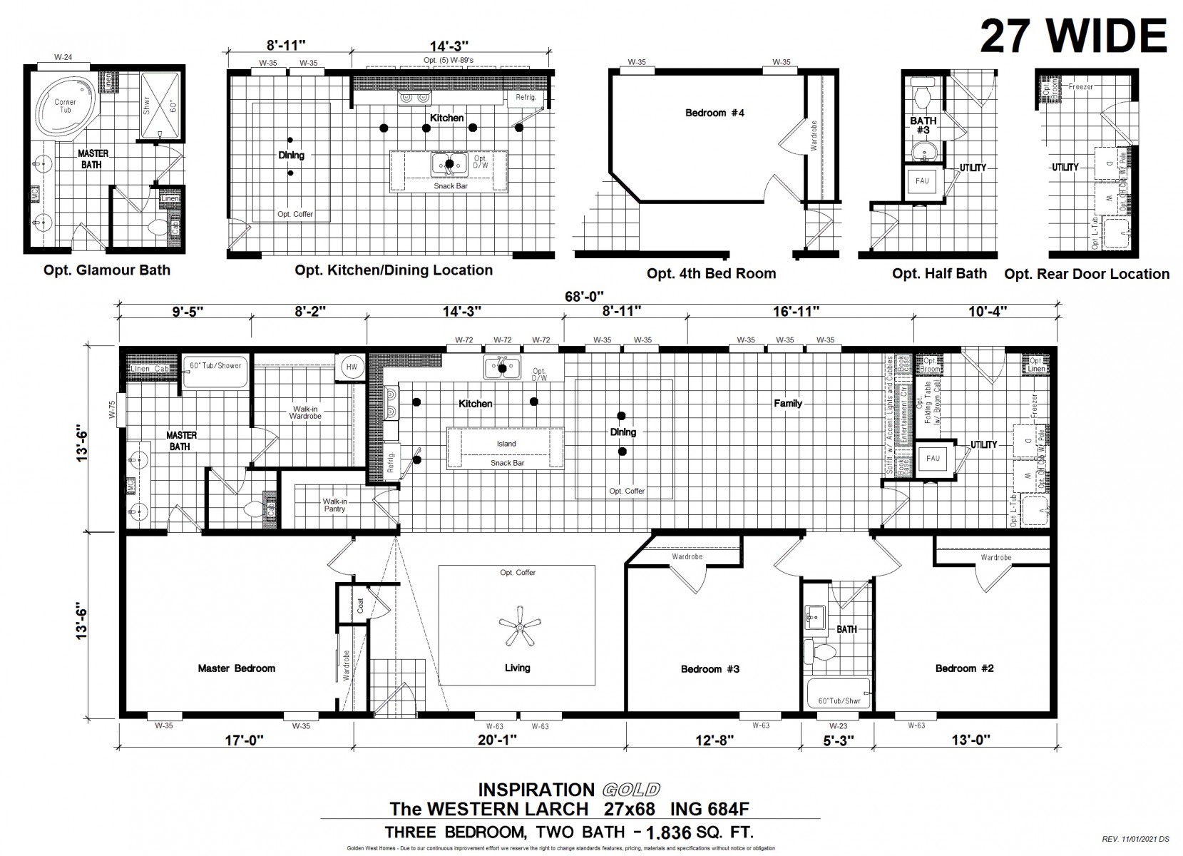 Homes Direct Modular Homes - Model ING684F - Floorplan