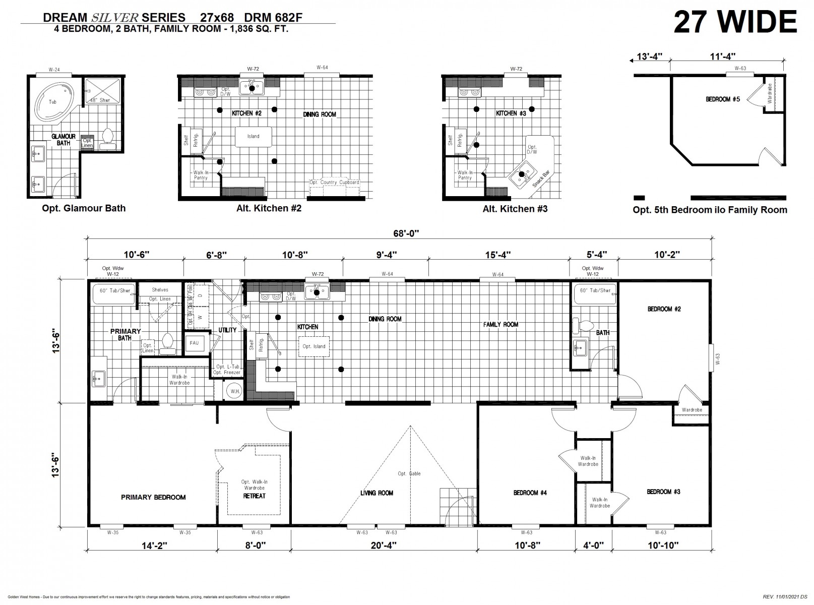 Homes Direct Modular Homes - Model DRM682F - Floorplan