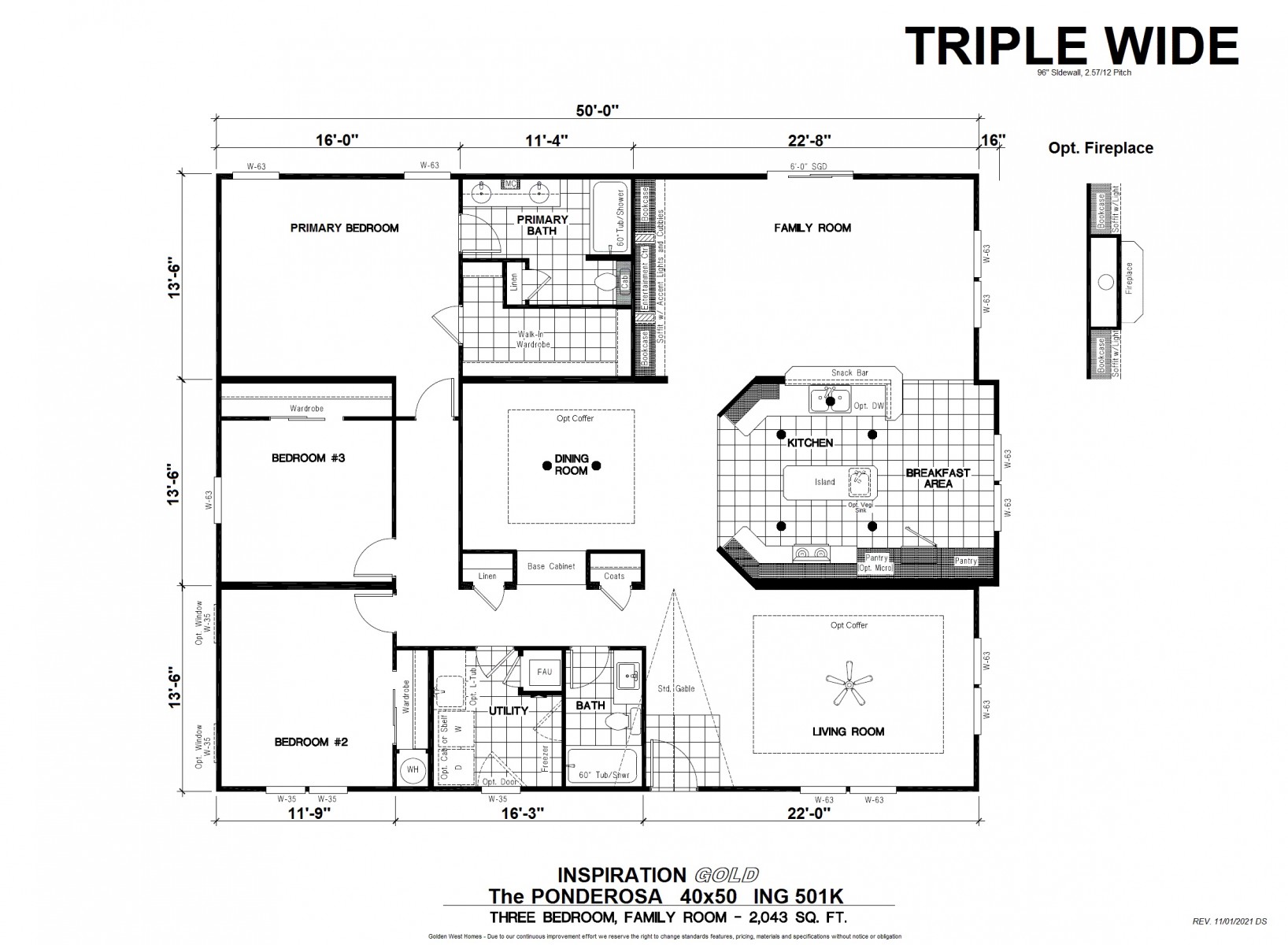 Homes Direct Modular Homes - Model ING501K - Floorplan