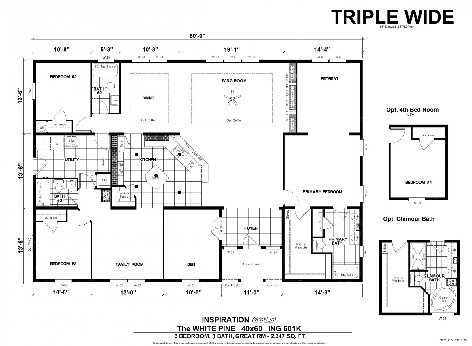 Homes Direct Modular Homes - Model ING601K - Floorplan