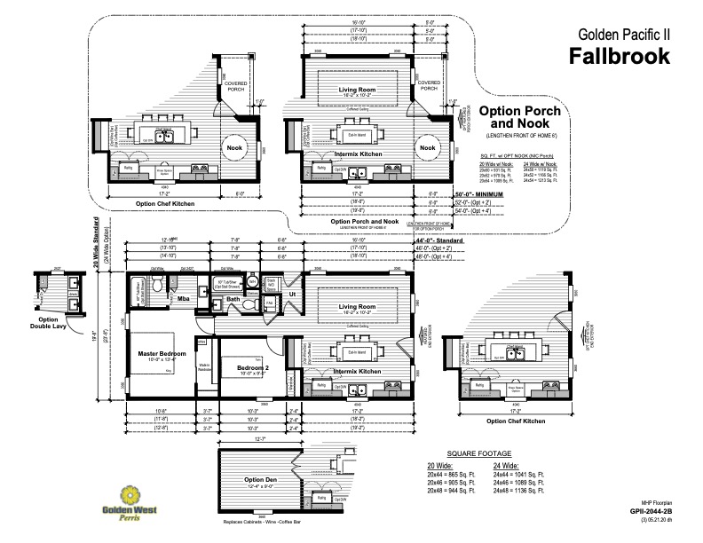 Homes Direct Modular Homes - Model GP20442B - Floorplan