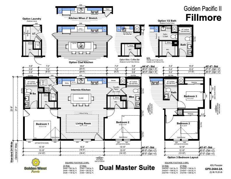 Homes Direct Modular Homes - Model GP24442A - Floorplan