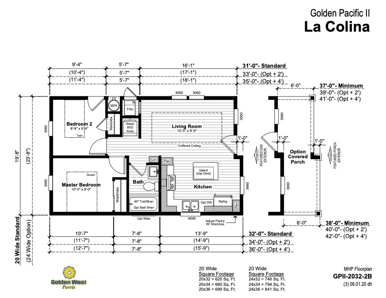 Homes Direct Modular Homes - Model GP20322B - Floorplan