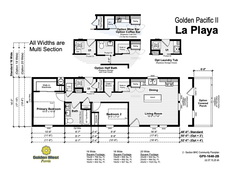 Homes Direct Modular Homes - Model GP16482B - Floorplan