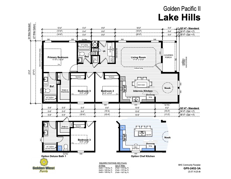 Homes Direct Modular Homes - Model GP24523A - Floorplan