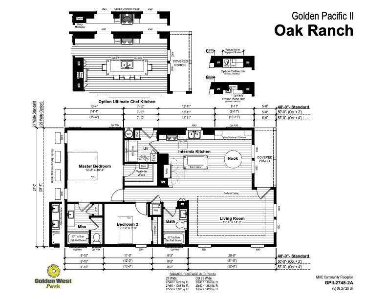 Homes Direct Modular Homes - Model GP27482A - Floorplan