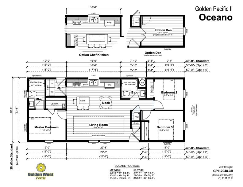 Homes Direct Modular Homes - Model GP20483B - Floorplan