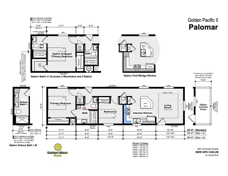 Homes Direct Modular Homes - Model GP14522B - Floorplan