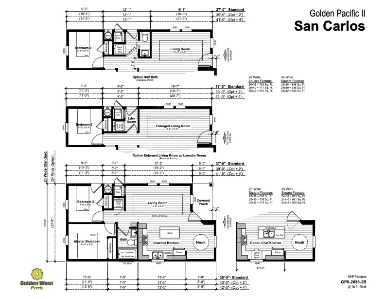 Homes Direct Modular Homes - Model GP20383B - Floorplan