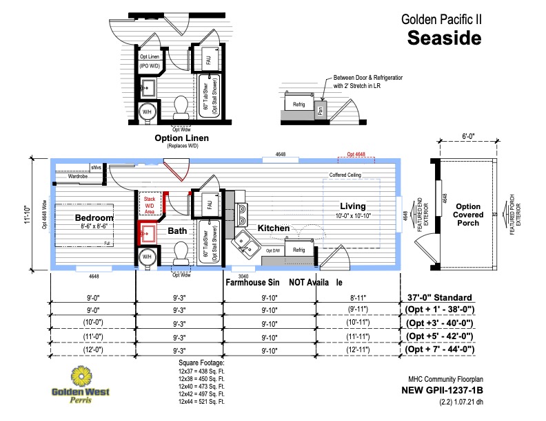 Homes Direct Modular Homes - Model GP12371B - Floorplan