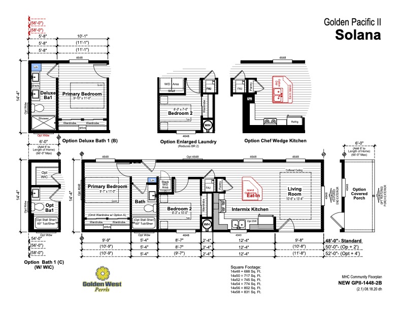Homes Direct Modular Homes - Model GP14482B - Floorplan