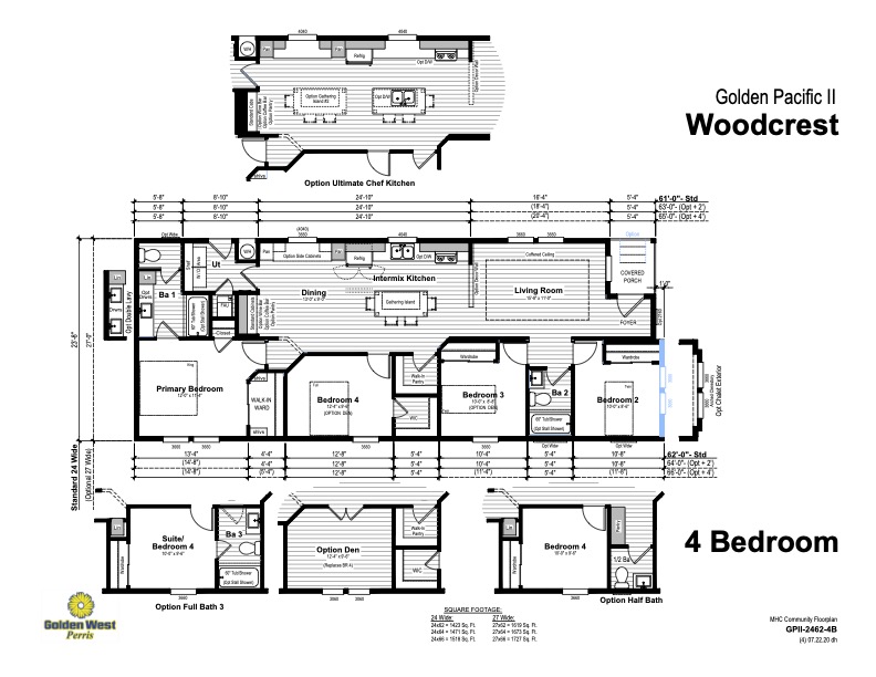 Homes Direct Modular Homes - Model GP24624B - Floorplan