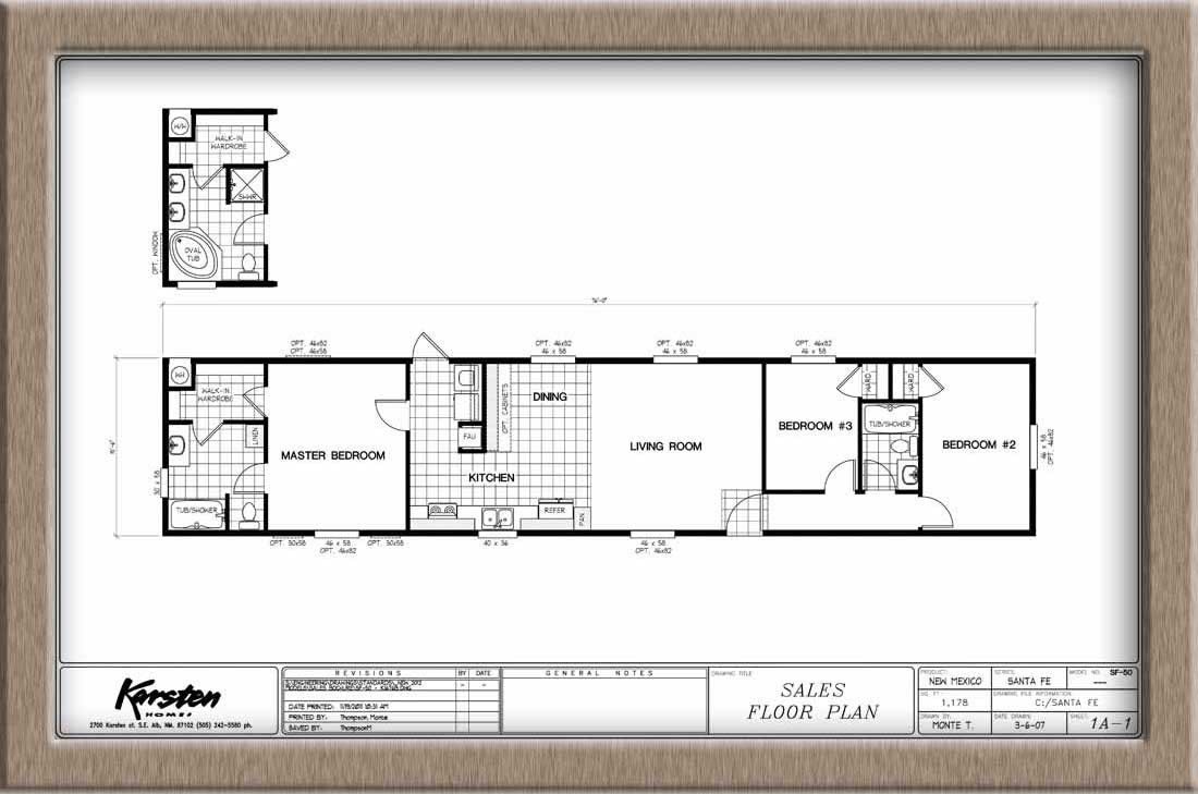Homes Direct Modular Homes - Model K1676B - Floorplan