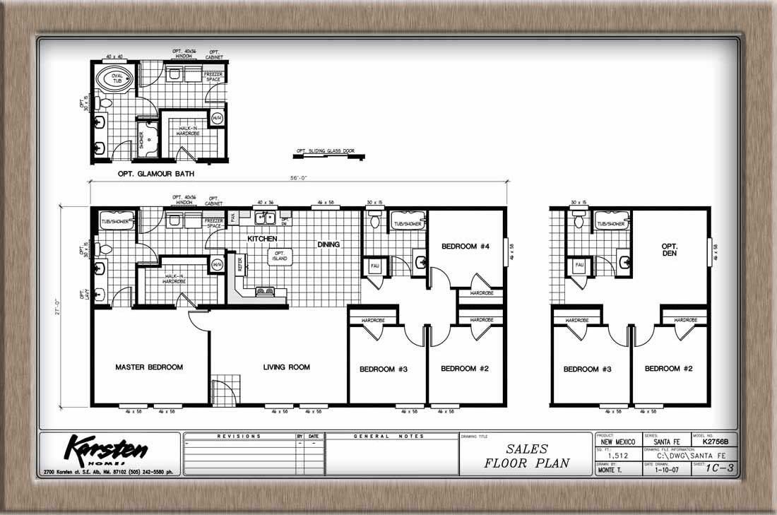 Homes Direct Modular Homes - Model K2756B - Floorplan