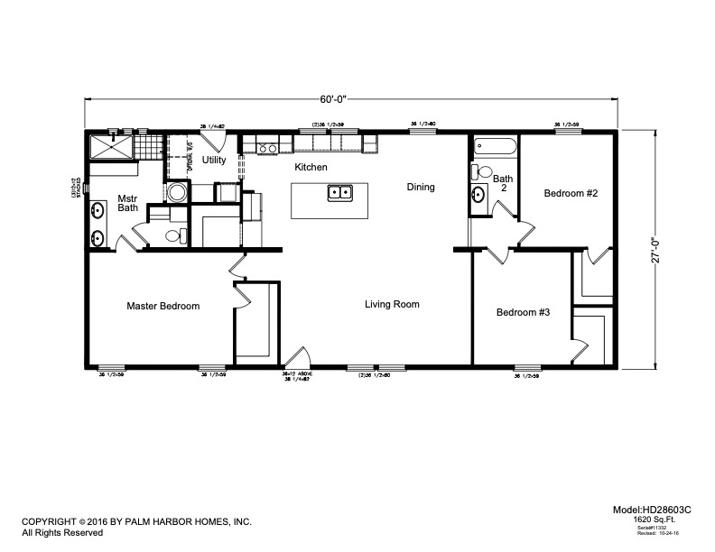 Homes Direct Modular Homes - Model HD28603C - Floorplan