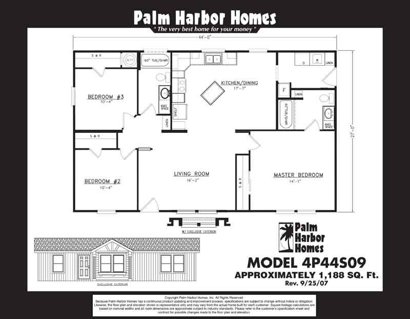 Homes Direct Modular Homes - Model 4P44S09 - Floorplan
