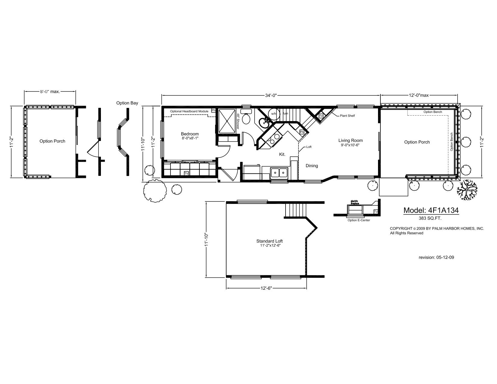 Homes Direct Modular Homes - Model 4F1A134 - Floorplan