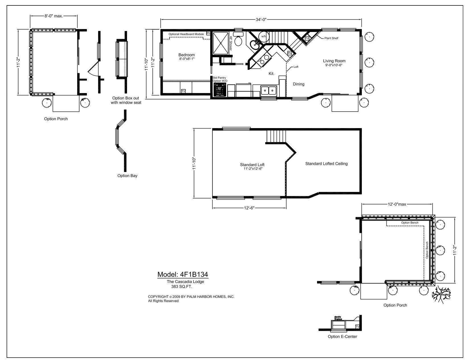 Homes Direct Modular Homes - Model 4F1B134 - Floorplan