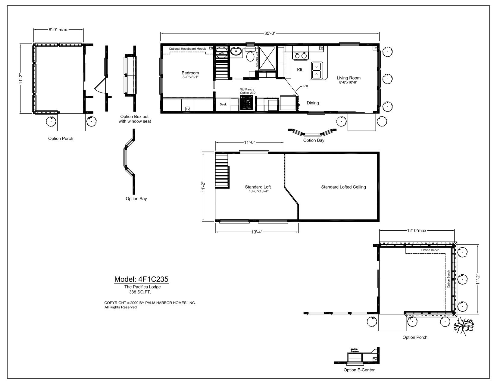 Homes Direct Modular Homes - Model 4F1C235 - Floorplan