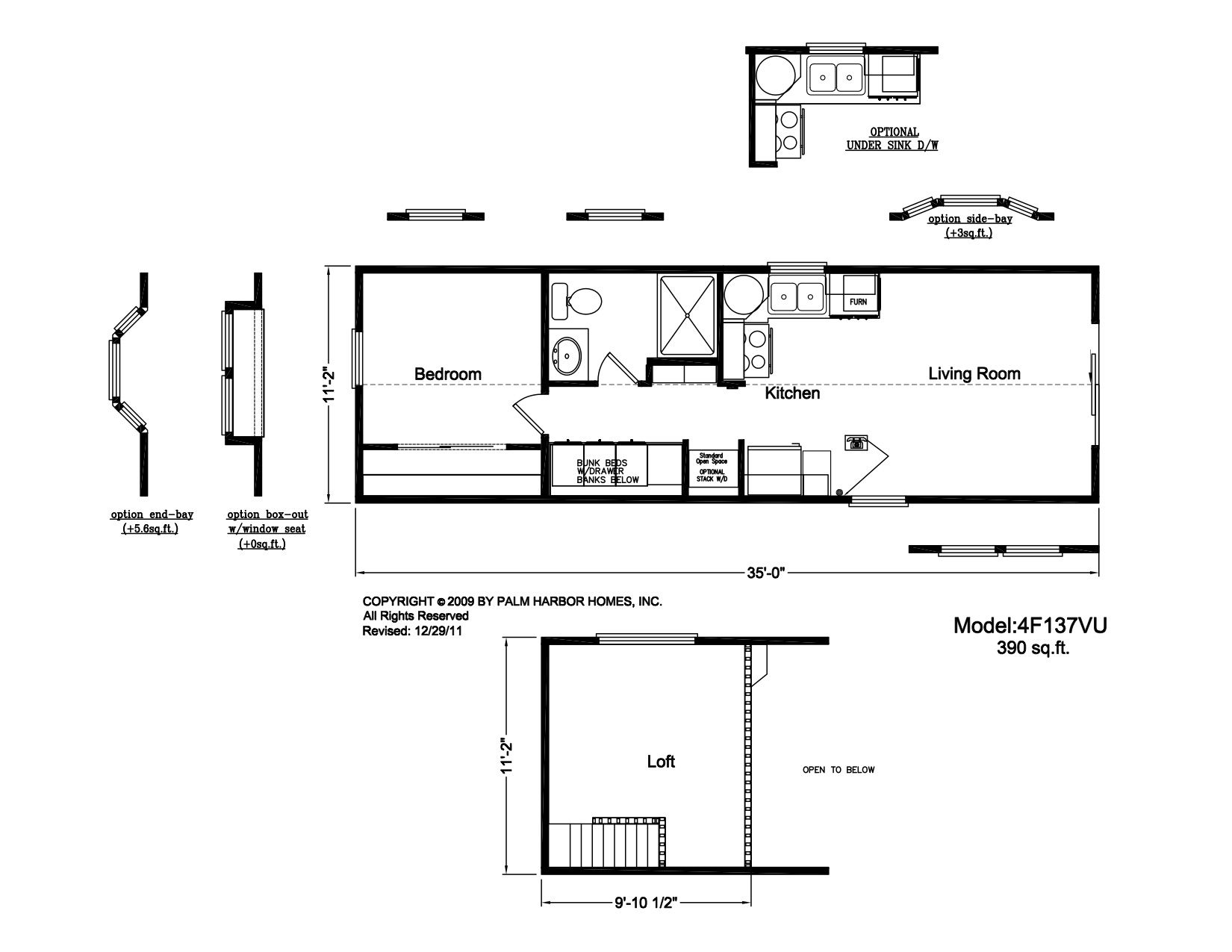 Homes Direct Modular Homes - Model 4F137VU - Floorplan